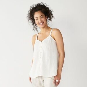 Women's Sonoma Goods For Life® Button Down Cami